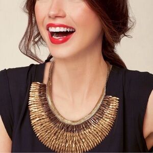 Stella & Dot Pegasus Bib necklace